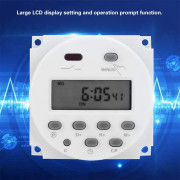 12V Mini LCD Digital LCD Ström