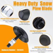 2873423 Snöplogblad Kraftiga Släpskor Kompatibla med Polaris Ranger Razor Sportsman Magnum ATV/UTV Ersättning