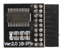 TPM 2.0 Modul LPC Gränssnitt 18Pin Hög Säkerhet Tåligt Material för Asrock Moderkort