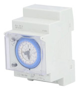 Mekanisk Timer Switch 24 Timmar Tid Switch DIN-skena med Energireserv SUL 181d 110‑230V