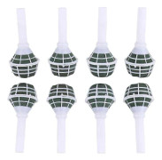 【DT】8-pack skumblomsterhandtag bukett hållare blomsterbukett hållare för blomsterarrangemang bröllopsbukett