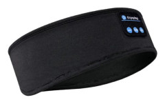 Bluetooth pannband - Sovhörlurar med HD-ljud & mic Svart