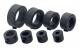 8-delars borrbitbegränsningssats för verktyg och instrument – 3, 4, 5, 6, 8, 10, 12 och 16 mm borrbitstoppsortiment (set om 8)