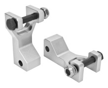 2 pcs ATV Front Lowering Kit 3.5 inch Drop Aluminum Alloy Replacement for Raptor 660 660R YFM660R 2001-2005 Silver