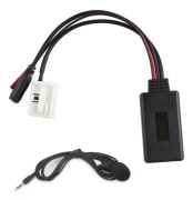 12-Pin Peugeot Bilradio RD4 Bluetooth Musik AUX Telefonsamtal Handsfree MIC Adapter
