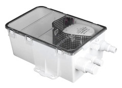 Duschbrunn Pump System Båt Husvagn Lensepump 12V 750GPH Marin Multiport Dräneringslåda