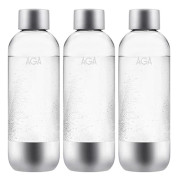 【DT】3-pack AGA AQVIA Steel 1L, PET-flaska 350