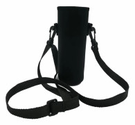 Neoprenväska med axelrem för vattenflaska, vattenflaskehållare för daglig promenad, vandring och andra utomhusaktiviteter (750 ml)