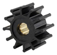 Vattenpump Impeller 12-Blad Sjövattenkylningspump Impeller Reparation för Jabsco- 12