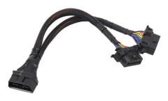 1 till 2 OBD Adapter Splitter Y Kabel Förlängningssladd Bil Diagnostisk Skanner