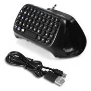 Mini trådlöst Bluetooth-speltangentbord Chatpad för PS4-kontroll