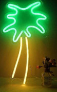 LED Kokospalmslampa Neon Ljus USB-driven Nattlampa Som Väggdekor För Barnrum, Vardagsrum, Kontor, Bar (Kokospalm)