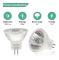 MR11 GU4 20W Halogenlampor, 12-pack Varmvit 2700K, Dimbar för Takarmaturer med Glasskydd