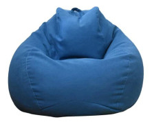 Inomhus Utomhus Vuxen Sittsäck Gamingstol Extra Stor Sittsäcksöverdrag Blue 450g