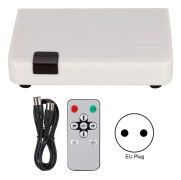 HDMI till RF HD-signal till trådbunden signal 1080P ljud- och videosynkroniseringsomvandlare 110-240V Vit EU