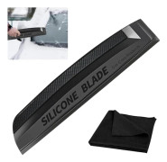 Silicone squeegee for car bodies, glass windows and mirrors
