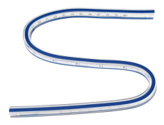 Flexibel kurvmall mätverktyg för ritning målning grafik och kläddesign (40cm)