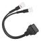 OBD2 till 3-stifts och 4-stifts diagnosadapterkabel L?s motordatafels?kning f?r motorcykel