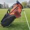 Golf Accessory Bag Large Capacity Multi-Pocket Organizer Portable PU Leather