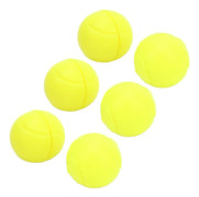 6 st Tennisracket Dämpare Silikon Stötdämpare Tennisbollformade Racket Vibrationsdämpare För Utomhussporter Fluorescerande Gul