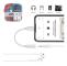 2-pack iPhone 3,5 mm hörlursadapter Lightning till 3,5 mm hörlurar/hörlursuttag ljudkonverterare med iPhone 14 13 12 11 Pro XR XS Max X 8 7...