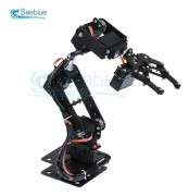 1 st 6DOF Robot Metalllegering Mekanisk Arm Klor Kit DS3115/MG996R För Arduino Robotik Kit Utbildningsbara Programmerbara Leksaker 4.8-7.2V