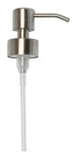 Tvålpump Huvud Ersättning Reservdel Kompatibel med Standard 28/400 (26mm-28mm/1.02in-1.10in) Halsstorlek Rostfritt Stål Borstad Ytbehandling