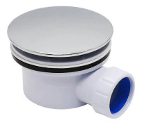 Plastduschkaravlopp - Duschkaravlopp 90 mm diameter hål ABS krom