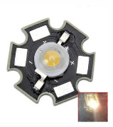 3W Hög Effekt Stjärnformad LED-lampa (Vit)
