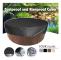 Round Bathtub Cover Waterproof UV Protection Spa Cover with Drawstring Round Cover for Bathtub Pool Sandbox 215x70cm