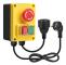 220V Single-Phase Safety Switch with Emergency Stop, Ideal for Router Tables & Electrical Devices EU Plug-FX-