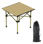 hopfällbart campingbord, lätt rullbart utomhusbord med bärväska, hopfällbart picknickbord för camping, strand, grillning, vandring