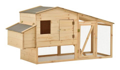 vidaXL Hönsbur massiv fru 178x67x92 cm