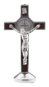 Crucifixion Statue Jesus Christ on Cross for Car, Home, Chapel, Silver