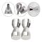 2 st duschdörrhandtag - silver aluminiumlegering - för duschdörrar, glas-FA6-