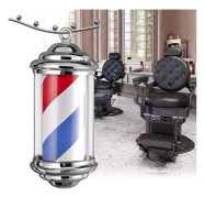 Friseurstång pelare tak barber med lampa 38cm