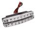 Newest 2pcs High Quality Super White 8 LED Daytime Running Lights 12V DC Headlight Universal Parking [DB]