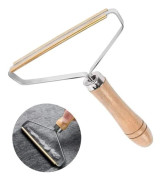 Manuell anti-noppborste (1-pack), luddrakappar, bärbar luddborttagare för vävda rockar, tröjor, mattor, gardiner och soffor