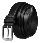 PTN Smalt Läderbälte LTP-CRU-125-9425 Svart