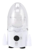 Egg Scrambler Rechargeable Silicone Bottom Food Grade ABS Material Golden Egg Shaker for Home 15W 5V White
