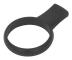 4PCS Tennis Grip Trainer Aids Tennis Racket Trainer Tool for Outdoor Sports Competitions Black