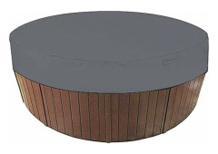 Runt poolskydd pool solskydd 100 UV-resistent spa-skyddsöverdrag 190T för utomhus spa badkar 190 30cm - MODOU