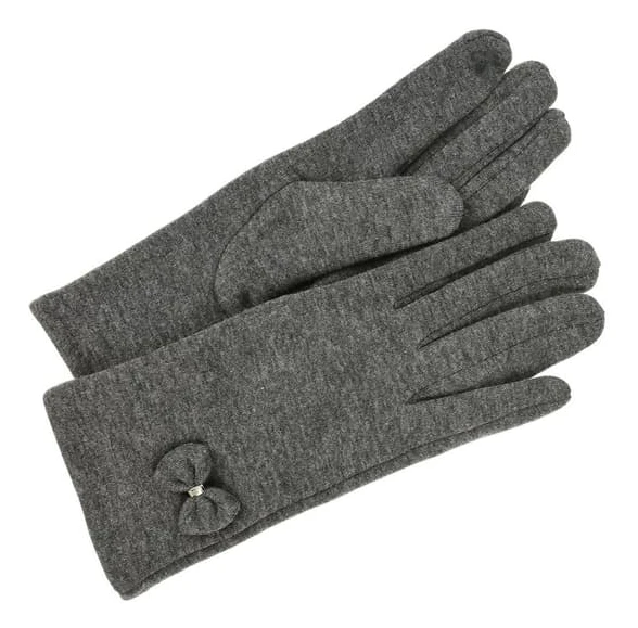 Damhandskar grå touch fleece nalle BELTIMORE
