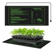 Plantvärmematta 25x52,5cm Vattentät Varm Hydroponisk Växthus Groddning Inomhus Trädgårdsskötsel Fröstartare Kompatibel med de flesta märken