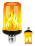 E27 LED-lampa med flamlågeeffekt, glödlampa med flamlågeeffekt, flimrande L