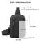 Crossbody Bag for Men and Women, Black Small Sling Bag, Phone Chest Bag, Trendy Fanny Pack for Workout and Running (FMY)