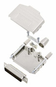 encitech DPPK25-M-DBP-K 6355-0004-03 D-SUB stiftlister-set 180° - poltal: 25 - för lödning, 1 set