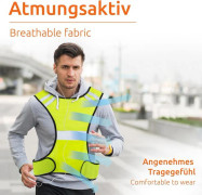 1x Reflective Running Vest High Visibility Vest Children Women Protection
