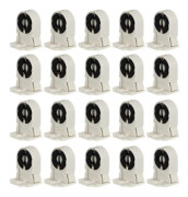 20pcs T8/g13 Fluorescent Lamp Holder Heat Resistant Lamp Holder Household Lamp Tube Holder for Home Office Bedroom