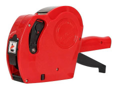Price Tag Gun Plastic 8 Digits EOS Price Label Gun Machine for Supermarket (FMY) Red Red